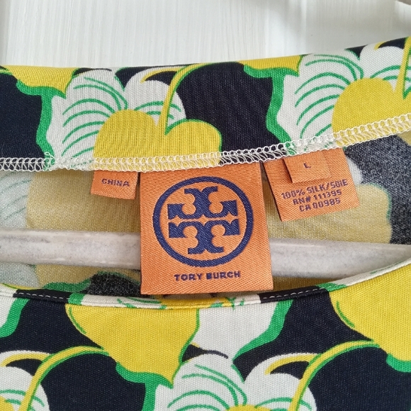 Tory Burch- Silk Dress, Size L - Picture 3 of 11